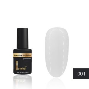 Гель-лак Lumina Lux №001, классический ярко-белый, 3 мл ― My Beauty