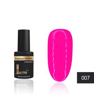 Гель-лак Lumina Lux №007, яркий малиновый, 3 мл ― My Beauty