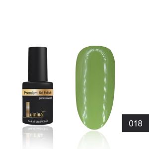 Гель-лак Lumina Lux №018, хаки, 3 мл ― My Beauty