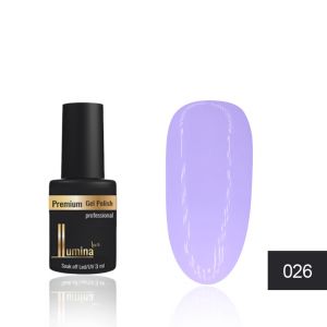 Гель-лак Lumina Lux №026, светлая сирень, 3 мл  ― My Beauty