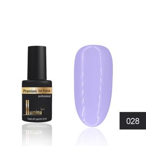 Гель-лак Lumina Lux №028, сиренево-голубой, 3 мл ― My Beauty