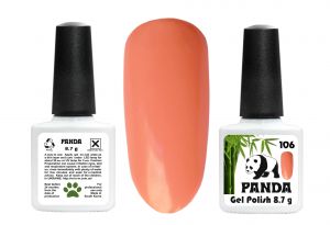 Гель-лак PANDA №106 нежный оранжевый, 8,7 мл ― My Beauty