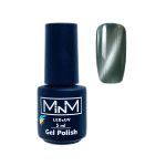 Гель-лак M-IN-M CAT EYE №109 серо-зелёный, 5мл