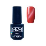 Гель-лак M-IN-M CAT EYE №114 красный светлый, 5мл