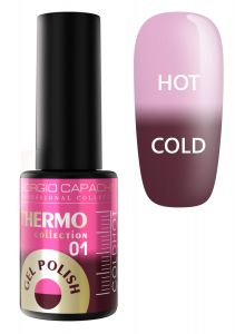 Гель-лак GIORGIO CAPACHINI THERMO №1 бордовый в розовый, 7мл ― My Beauty