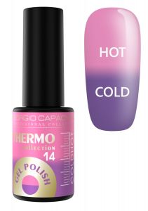 Гель-лак GIORGIO CAPACHINI THERMO №14 фиолетовый в розовый , 7мл ― My Beauty