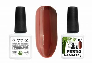 Гель-лак PANDA №167 бордовый-коричневый,  8,7 мл ― My Beauty