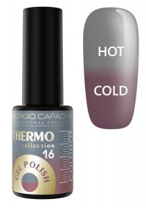 Гель-лак GIORGIO CAPACHINI THERMO №16 коричневый в серый , 7мл ― My Beauty