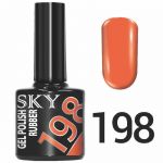 Гель-лак №198 кораллово-оранжевый, 10мл