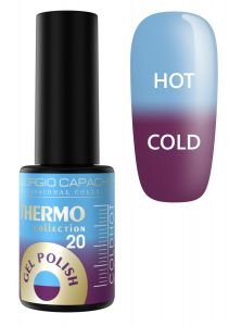Гель-лак GIORGIO CAPACHINI THERMO №20 тёмно-фиолетовый в голубой,  7мл ― My Beauty