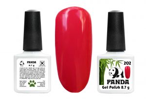 Гель-лак PANDA №202 малиновый коралл,  8,7 мл ― My Beauty