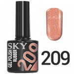 Гель-лак №209 приглушенно-рыжий с шиммером , 10мл