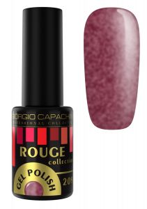 Гель-лак GIORGIO CAPACHINI ROUGE №209 красно-рыжий с шиммером , 7мл ― My Beauty