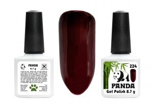 Гель-лак PANDA №224 черная вишня ,  8,7 мл ― My Beauty