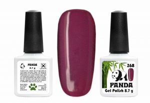 Гель-лак PANDA №268 сливово-баклажанный ,  8,7 мл ― My Beauty