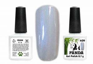 Гель-лак PANDA №409 молочный с нежно-голубым шиммерным переливом,  8,7 мл ― My Beauty