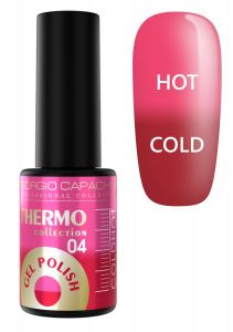 Гель-лак GIORGIO CAPACHINI THERMO №4 коралловый в розовый, 7мл ― My Beauty