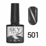 Гель-лак SKY CAT EYE № 501 серый, 10мл