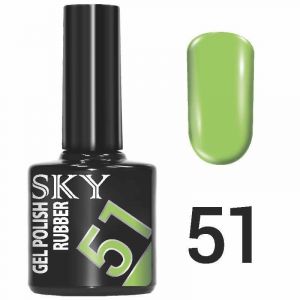 Гель-лак №051 салатовый шиммерный, 10мл ― My Beauty