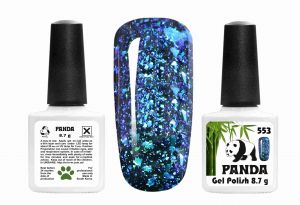 Гель-лак PANDA №553 зелёно-синяя голографика,  8,7 мл ― My Beauty