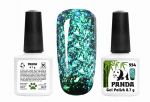 Гель-лак PANDA №554 зелёно-желтая голографика ,  8,7 мл