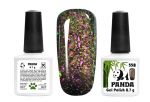 Гель-лак PANDA №558 розово-желто зелёная голографика,  8,7 мл