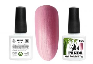 Гель-лак PANDA №604 розовый металлик,   8,7 мл ― My Beauty