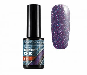 Гель-лак GIORGIO CAPACHINI DENIM CHIC №964 красно-синий шиммер на фиолетовой основе, 7мл ― My Beauty