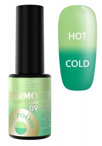 Гель-лак GIORGIO CAPACHINI THERMO №9 зелёный в салатовый, 7мл ― My Beauty