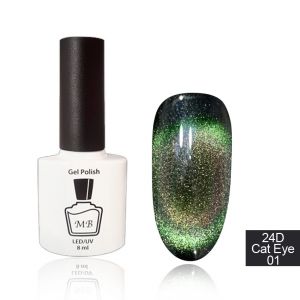24D Cat Eye MB 01 золото-розово-зеленый , магнитный  8мл ― My Beauty