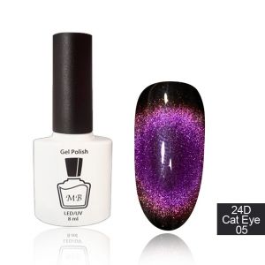 24D Cat Eye MB 05 фиолетово-сине-малиновый , магнитный  8мл ― My Beauty