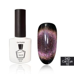 24D Cat Eye MB 10 золото-розово-малиновый , магнитный  8мл ― My Beauty