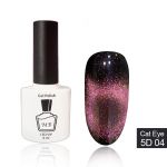Гель-лак MB 5D Cat Eye 04 фиолетово-золотой, магнитный, 8 мл