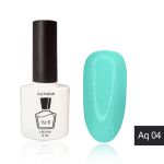 Гель-лак MB Aq-04 светлый бирюзовый Aquamarine Collection, эмаль 8 мл