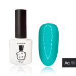 Гель-лак MB Aq-11 бирюзовый Aquamarine Collection, эмаль 8 мл