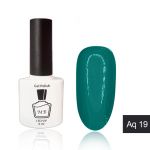 Гель-лак MB Aq-19 малахитовый бирюзовый Aquamarine Collection, эмаль 8 мл