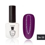 Гель-лак MB Be-06 темная фиолетовая фуксия Berry Collection, эмаль 8 мл