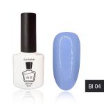 Гель-лак MB Bl-04 васильковый голубой Blue Collection, эмаль 8 мл