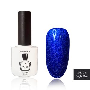 24D Cat Eye MB Bright blue хрустальная кошка, синий электрик , магнитный  8мл ― My Beauty