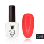 Гель-лак MB Co-06 яркий коралловый красный Coral Collection, эмаль 8 мл