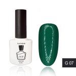 Гель-лак MB G-07 зеленый классический Green Collection, эмаль 8 мл