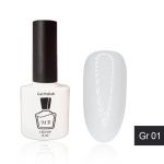 Гель-лак MB Gr-01 молочный серый Grey Collection, эмаль 8 мл