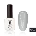 Гель-лак MB Gr-02 серый Grey Collection, эмаль 8 мл