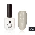 Гель-лак MB Gr-07 бежевый серый Grey Collection, эмаль 8 мл
