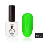 Гель-лак MB Ne-01 зеленый неоновый Neon Collection, 8 мл