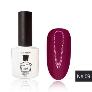 Гель-лак MB Ne-09 темно-малиновый неоновый Neon Collection, 8 мл ― My Beauty