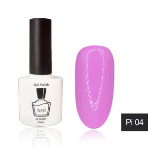 Гель-лак MB Pi-04 яркий розовый Pink Collection, эмаль 8 мл ― My Beauty