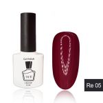 Гель-лак MB Re-05 темный красный RED Collection, эмаль 8 мл