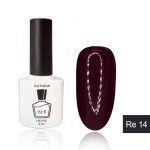 Гель-лак MB Re-14 бордовый RED Collection, эмаль 8 мл