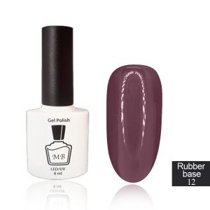 MB Rubber Cover Base 12 Каучуковая камуфлирующая база Коричневая 8 мл ― My Beauty